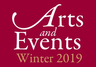 Graphic with words arts and events winter 2019|Graphic with words Arts and Evnets Winter 2019||Graphic with words arts and events winter 2019|Graphic with words arts and events winter 2019