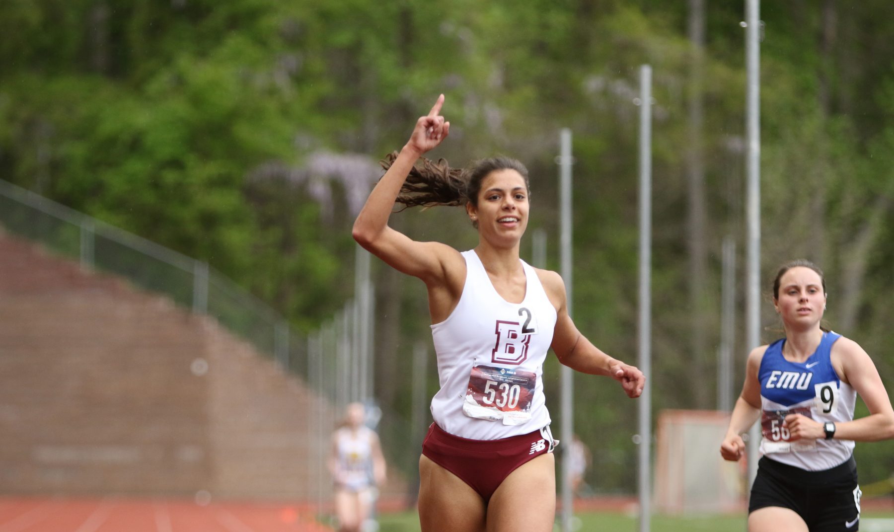 Calista Ariel during a track meet