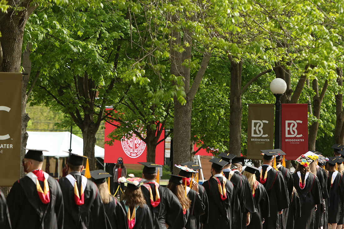 Commencement on Bridgewater College campus