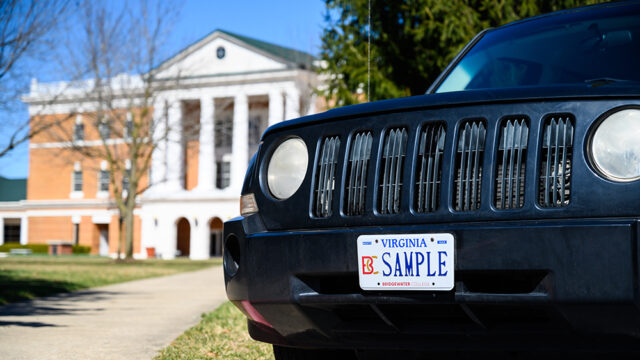 BC sample license plate on a black jeep