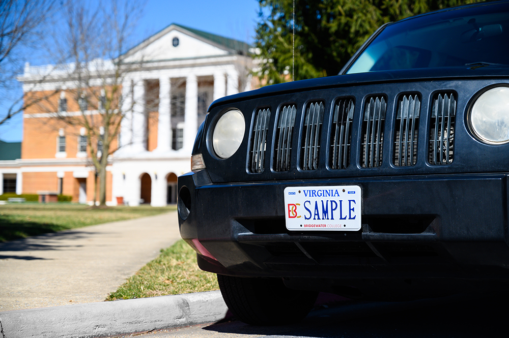 BC sample license plate on a black jeep