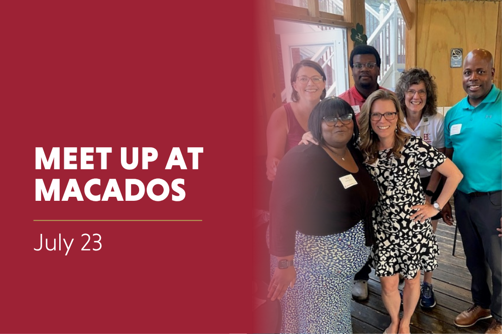 Thursday, July 23. Meet Up at Macados!